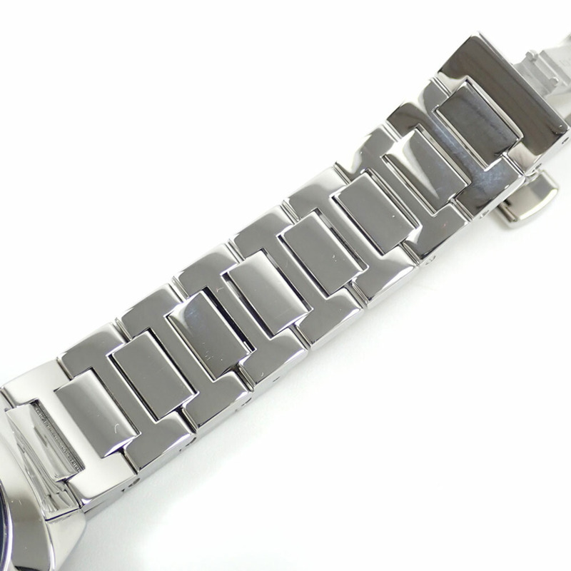 Gucci 女士石英錶，不鏽鋼材質，型號 YA142503，電池供電，黑色錶盤，鑲鑽時標-4