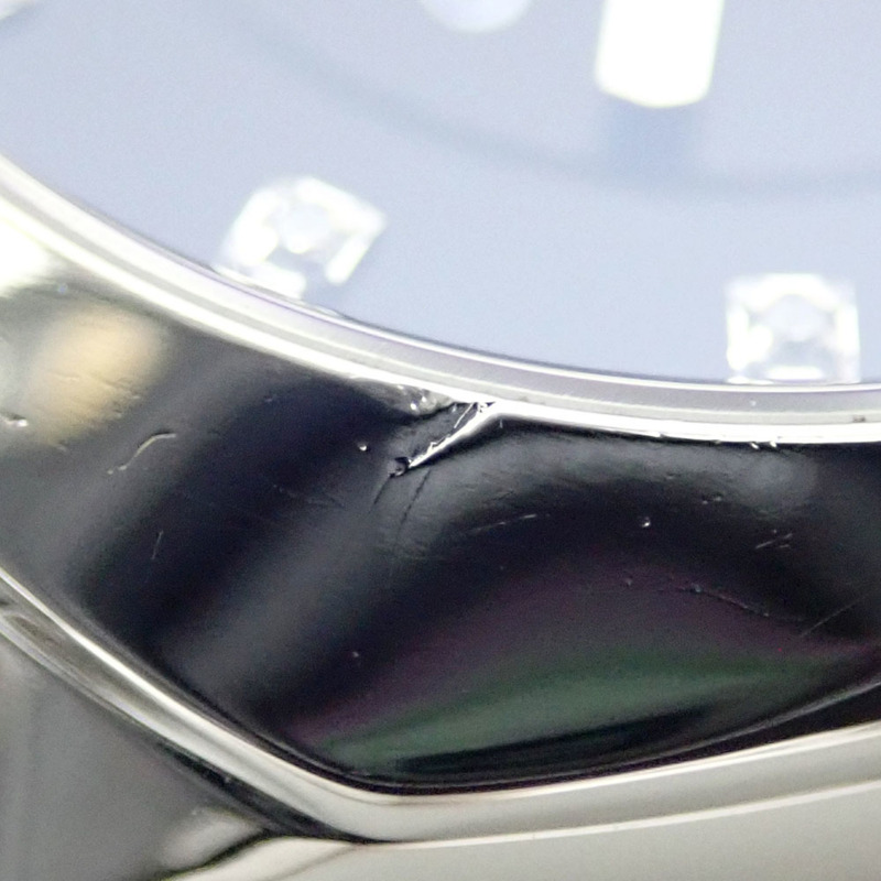 Gucci 女士石英錶，不鏽鋼材質，型號 YA142503，電池供電，黑色錶盤，鑲鑽時標-6