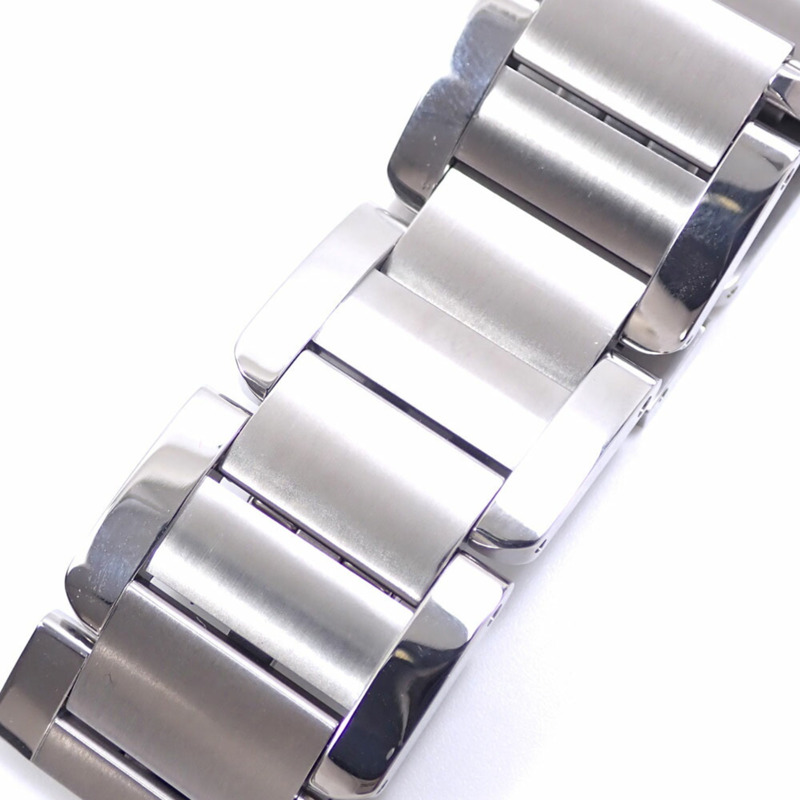 卡地亞 Tank Anglaise XL 男士自動腕錶，不鏽鋼材質，W5310008-3