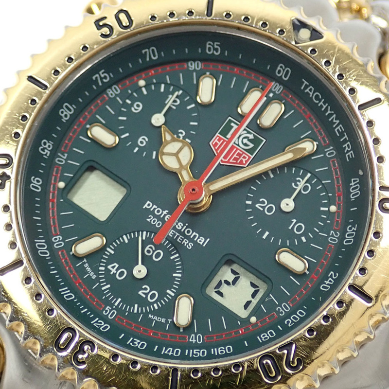 TAG Heuer Senna 男士石英錶，不銹鋼鍍層，CG-1124-0，電池供電-2