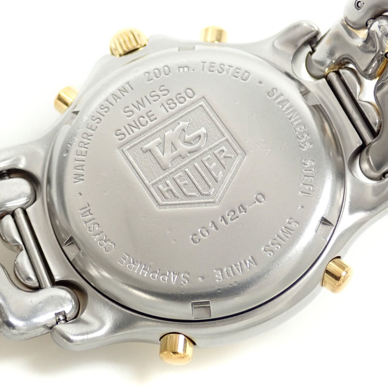 TAG Heuer Senna 男士石英錶，不銹鋼鍍層，CG-1124-0，電池供電-3