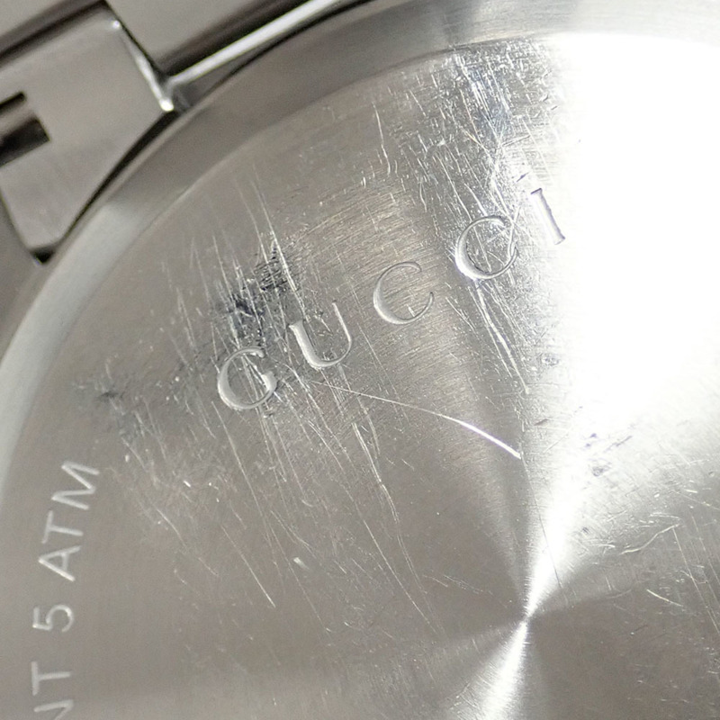 Gucci G-Timeless 男士石英計時腕錶，不鏽鋼材質，型號 YA126272，電池供電-7