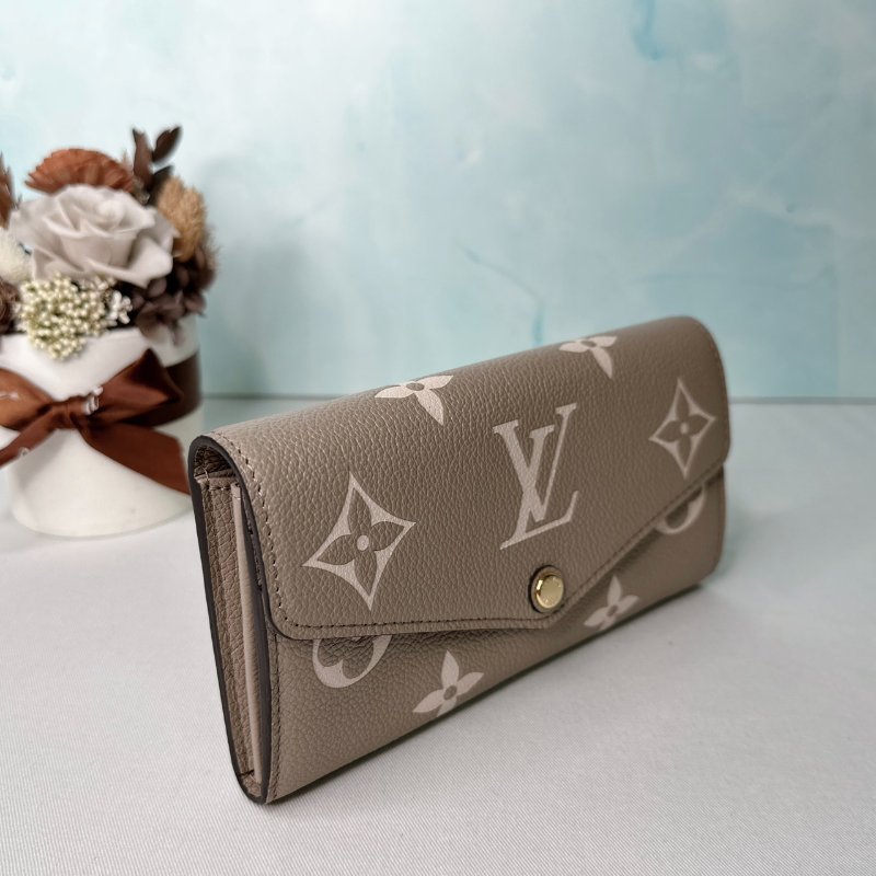 LV Sarah翻蓋長夾-3