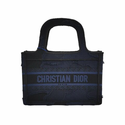 Dior Book Tote迷你帆布迷彩刺繡手提包