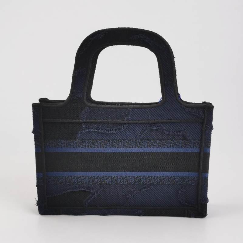Dior Book Tote迷你帆布迷彩刺繡手提包-4