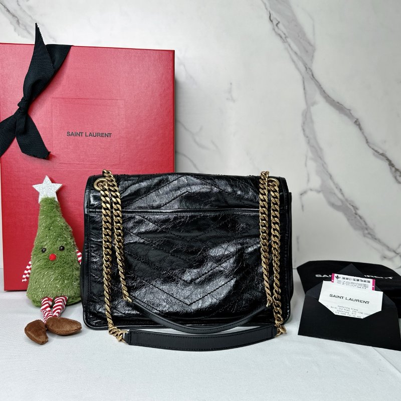YSL NIKI皮革中型肩背包-1