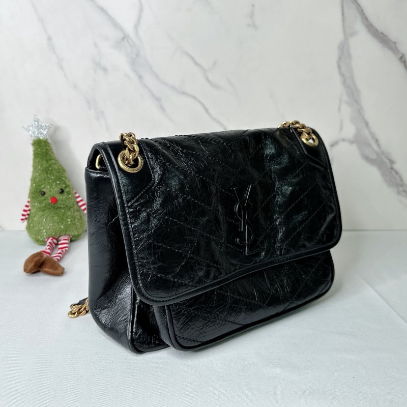 YSL NIKI皮革中型肩背包-3