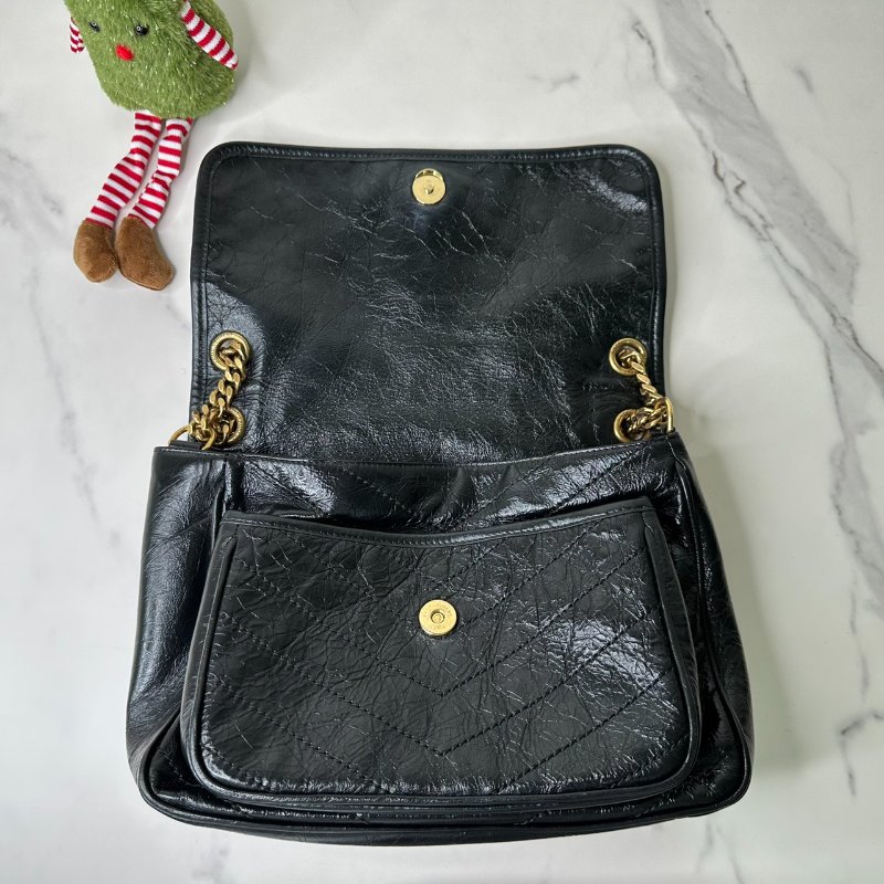 YSL NIKI皮革中型肩背包-4