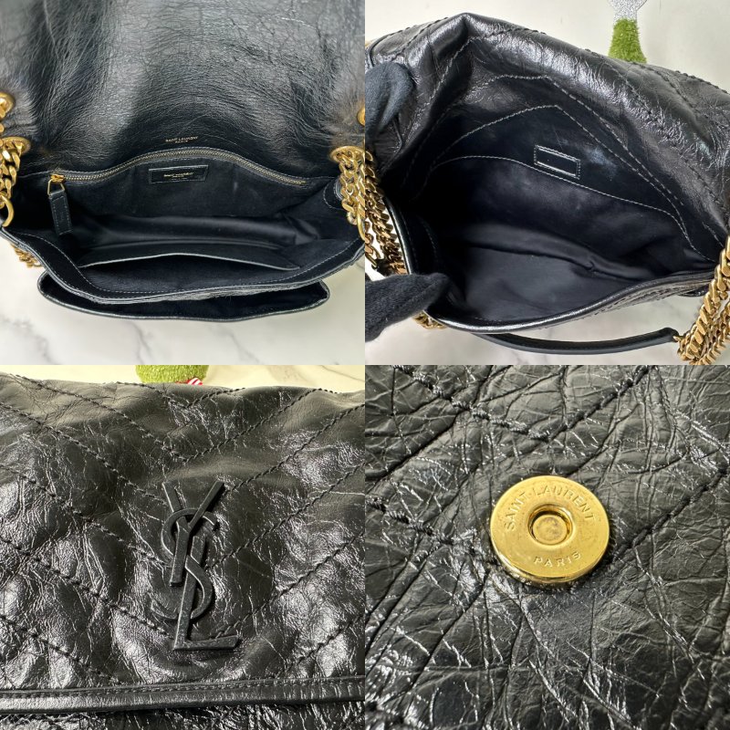 YSL NIKI皮革中型肩背包-5
