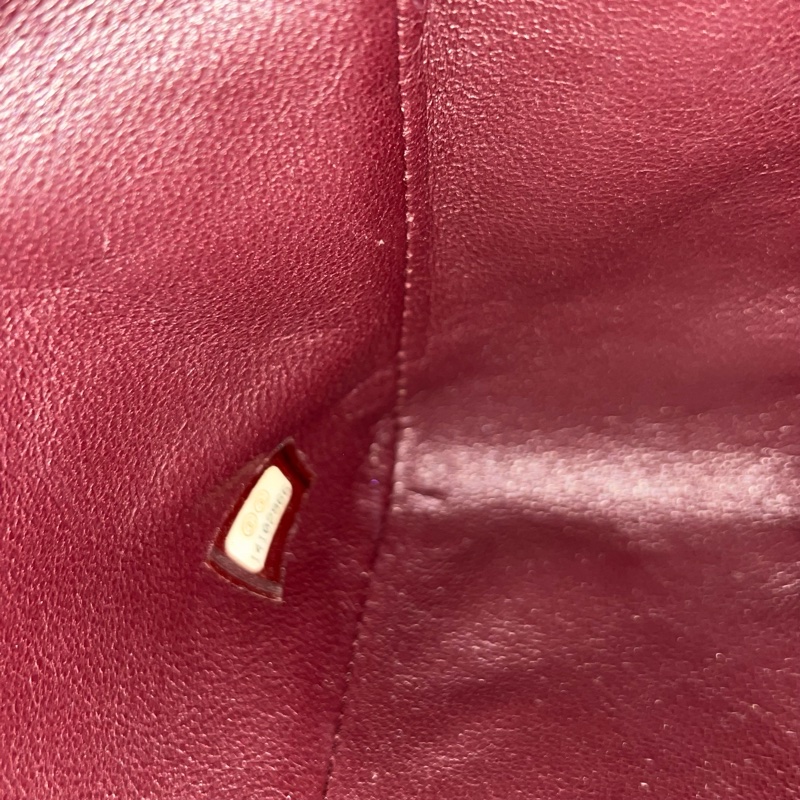 CHANEL 經典maxi 羊皮鏈條包（黑銀配色）大號-18