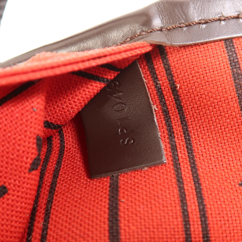 LOUIS VUITTON Damier Neverfull MM金扣肩背袋/手挽袋-15