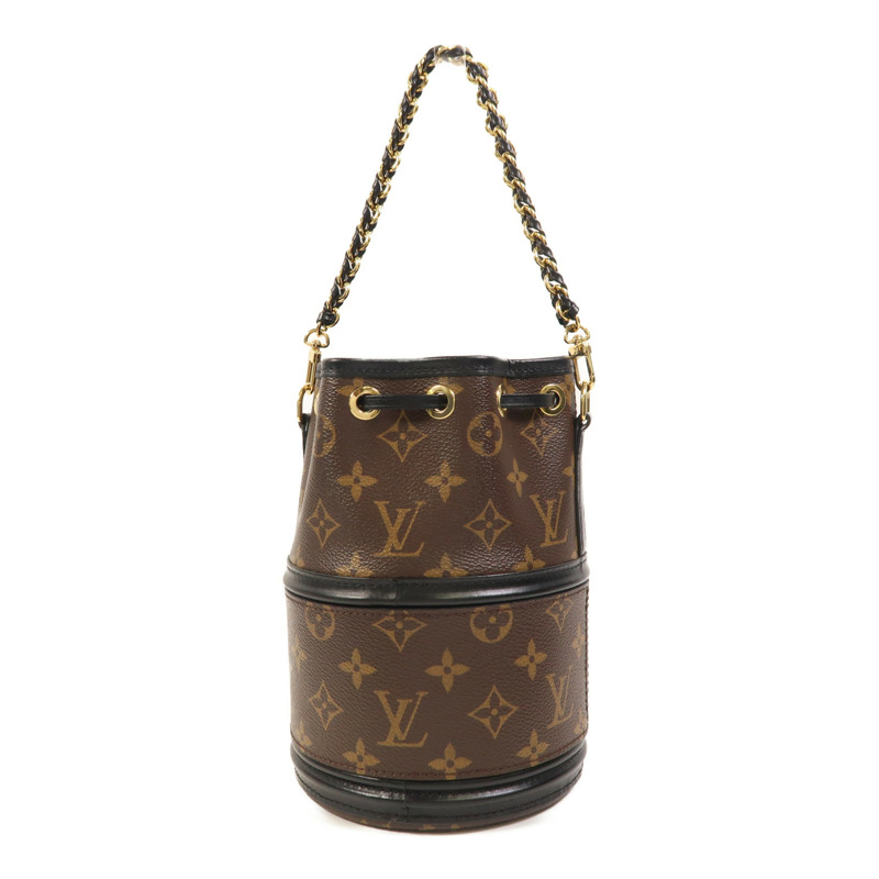 LOUIS VUITTON Monogram Canoe 金扣鏈帶手挽肩背兩用袋-1