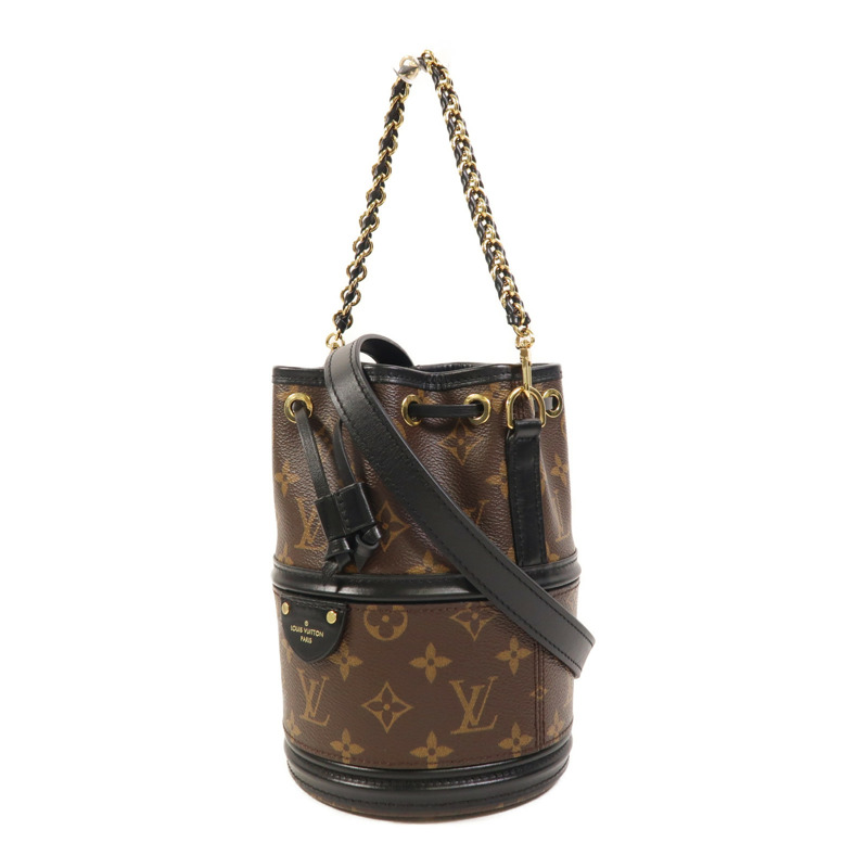 LOUIS VUITTON Monogram Canoe 金扣鏈帶手挽肩背兩用袋-2