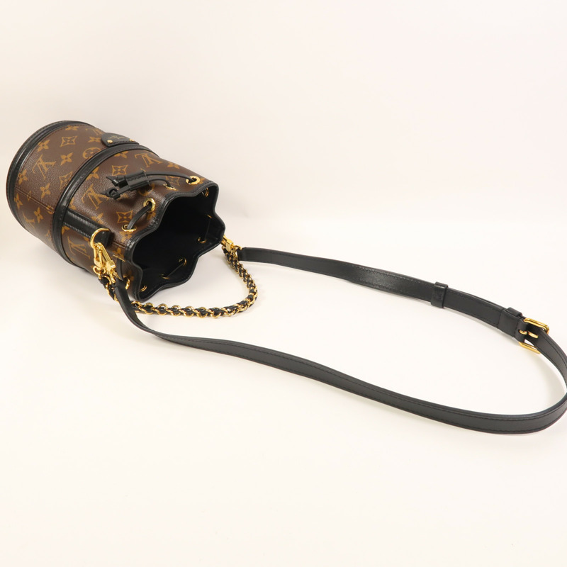 LOUIS VUITTON Monogram Canoe 金扣鏈帶手挽肩背兩用袋-7