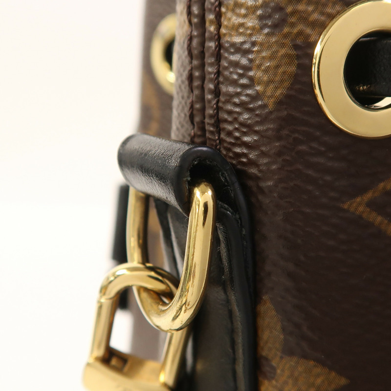 LOUIS VUITTON Monogram Canoe 金扣鏈帶手挽肩背兩用袋-16