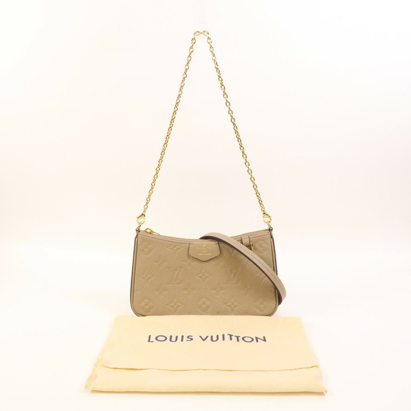 LOUIS VUITTON Monogram Empreinte Easy Pouch On Strap金扣肩背袋-8