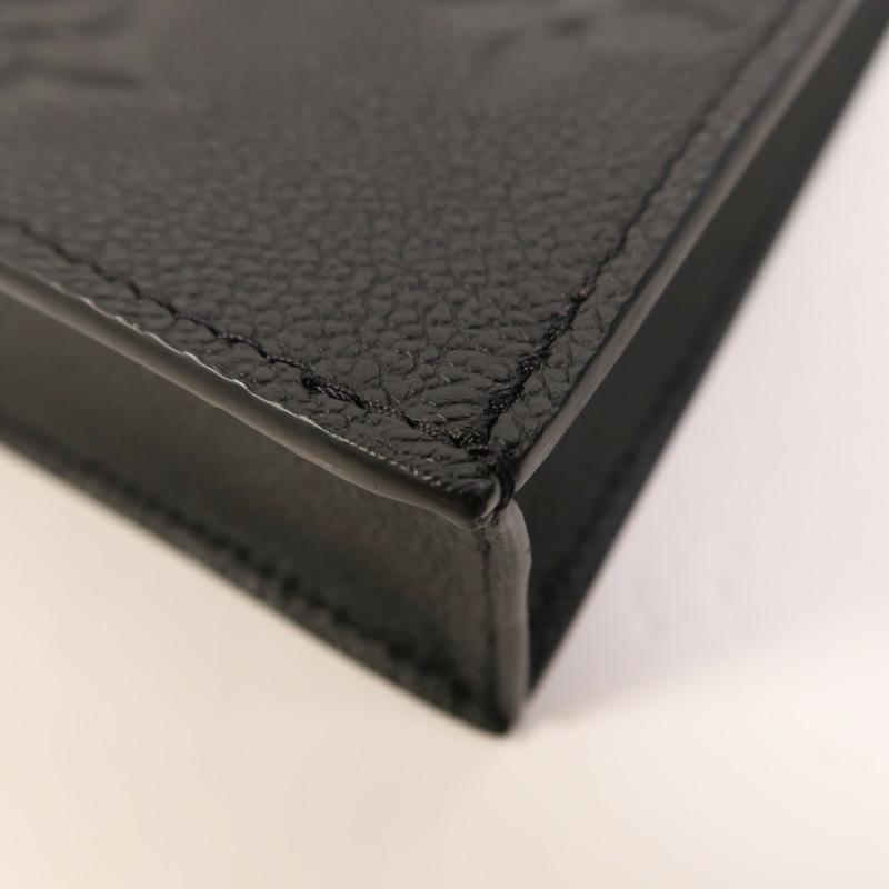 LOUIS VUITTON Monogram Empreinte Petit Sac Plat金扣手挽肩背兩用袋-8