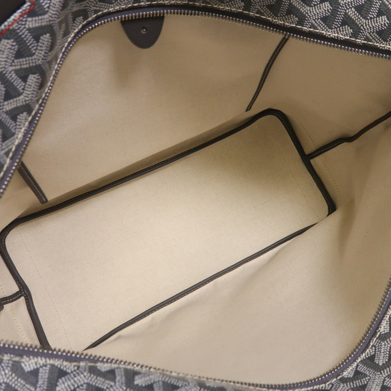 GOYARD 塗層帆布Artis MM銀扣肩背袋-4