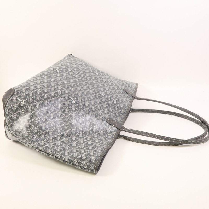 GOYARD 塗層帆布Artis MM銀扣肩背袋-7