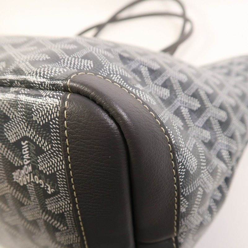 GOYARD 塗層帆布Artis MM銀扣肩背袋-11