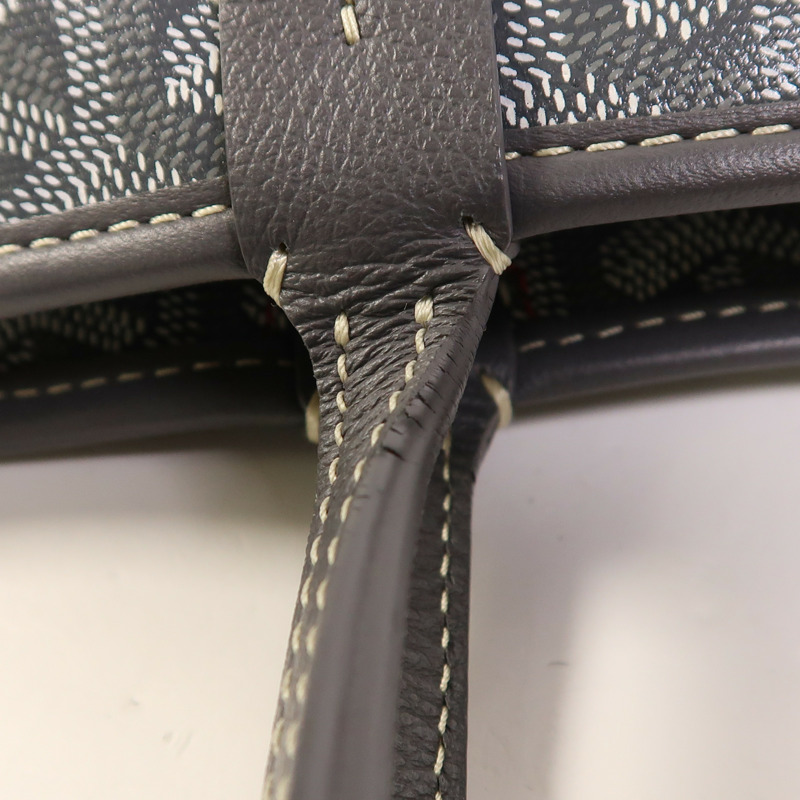 GOYARD 塗層帆布Artis MM銀扣肩背袋-14