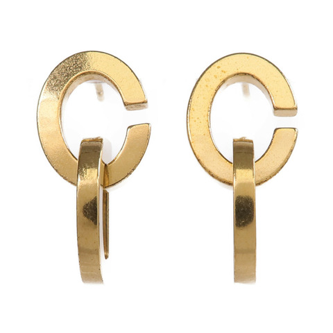 Dior 金屬CD Lock Earrings耳環