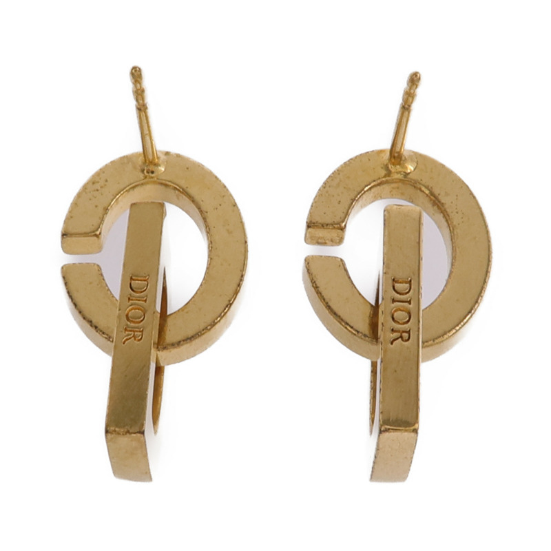 Dior 金屬CD Lock Earrings耳環-2