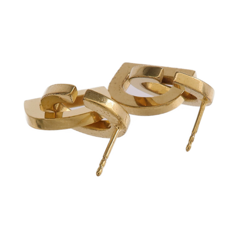 Dior 金屬CD Lock Earrings耳環-3