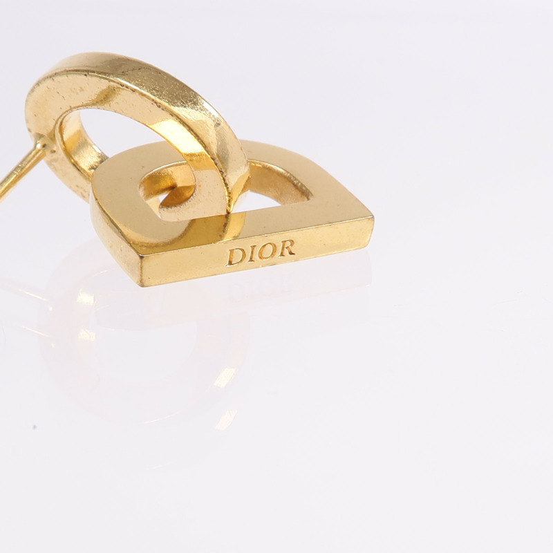 Dior 金屬CD Lock Earrings耳環-5