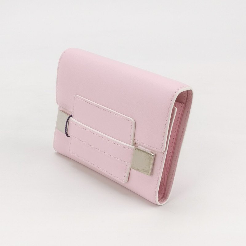 Delvaux牛皮純色子母包錢包-2