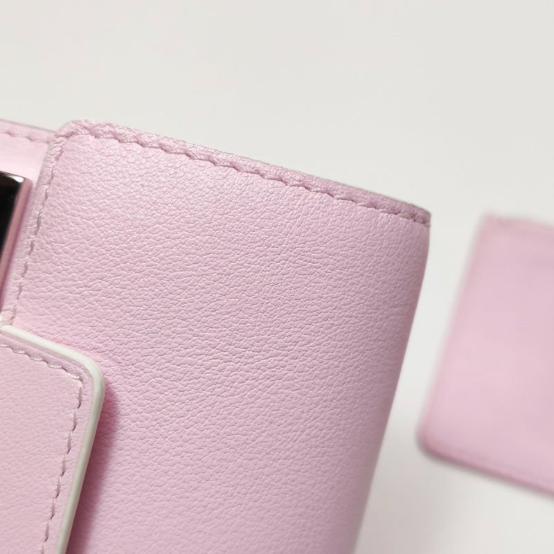 Delvaux牛皮純色子母包錢包-12