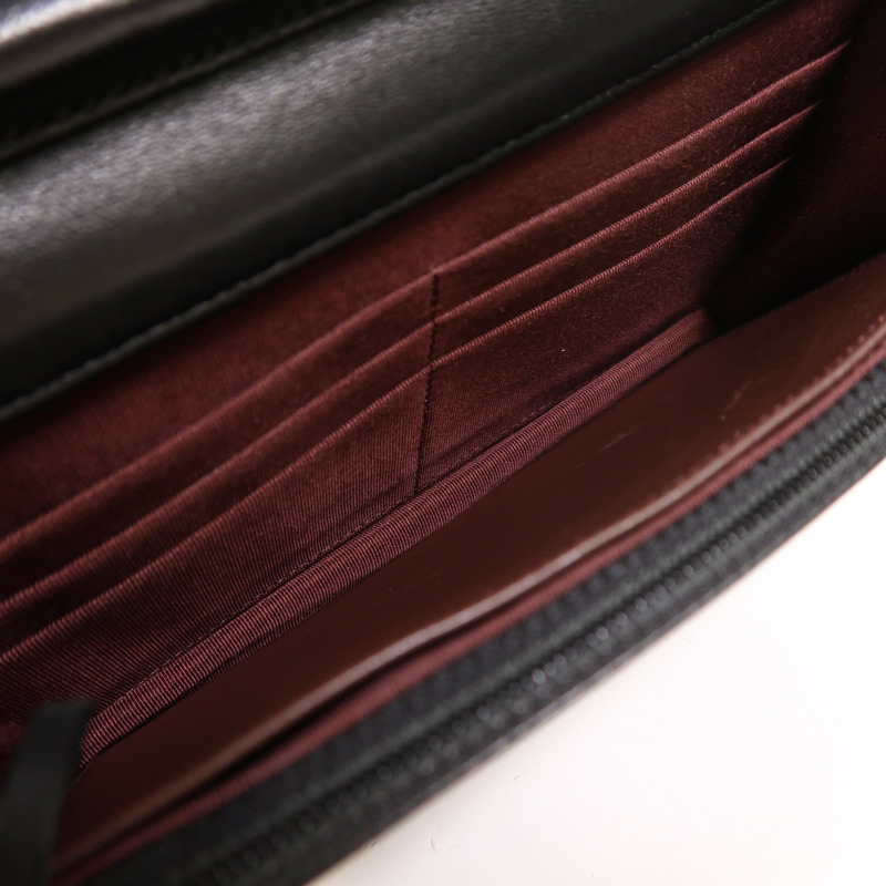 CHANEL 羊皮皮革WOC Wallet On Chain銀扣鏈帶肩背袋-4