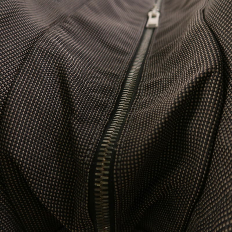 HERMES 帆布Herline銀扣手挽袋-13