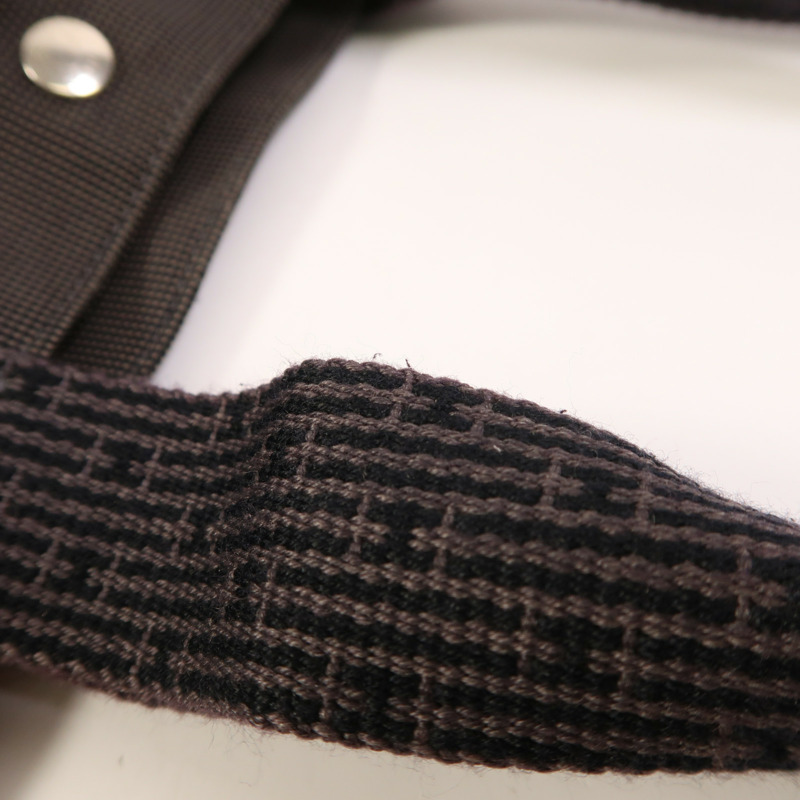 HERMES 帆布Herline銀扣手挽袋-17