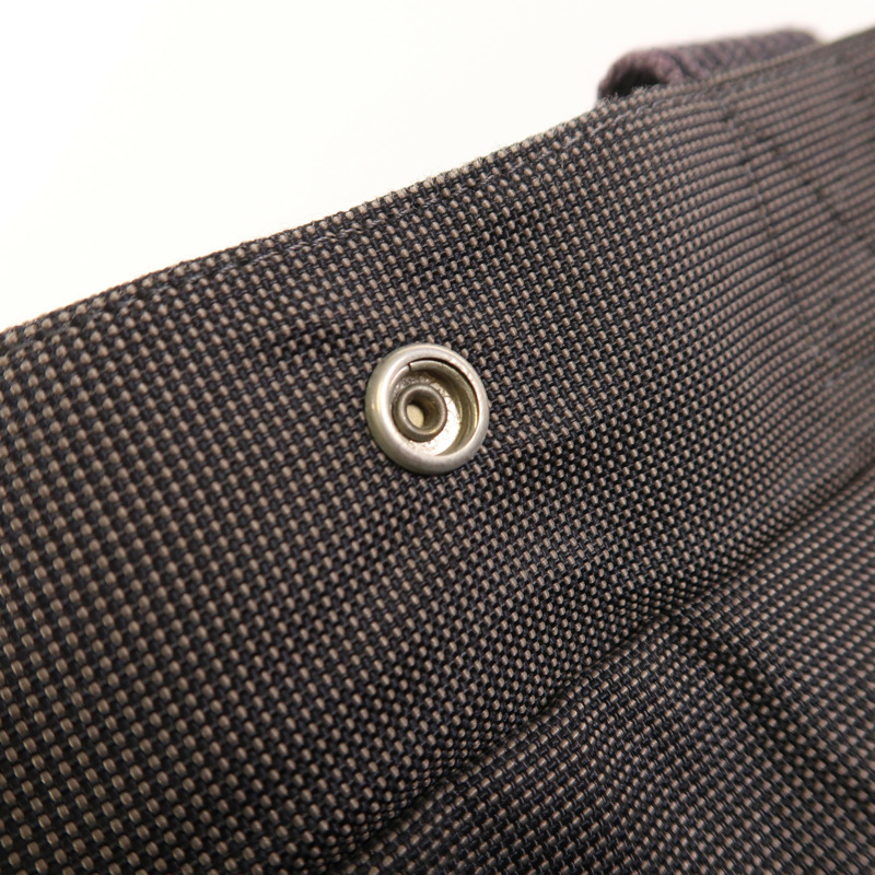 HERMES 帆布Herline銀扣手挽袋-19