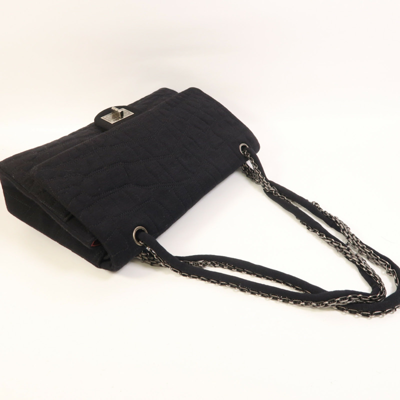 CHANEL 帆布Shoulder Bag鏈帶肩背袋-7