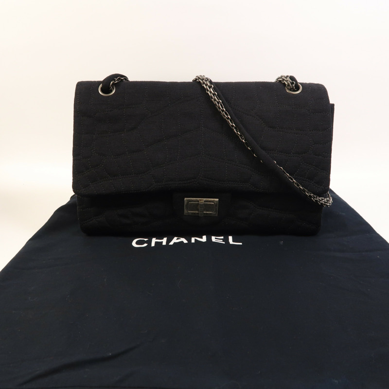 CHANEL 帆布Shoulder Bag鏈帶肩背袋-8