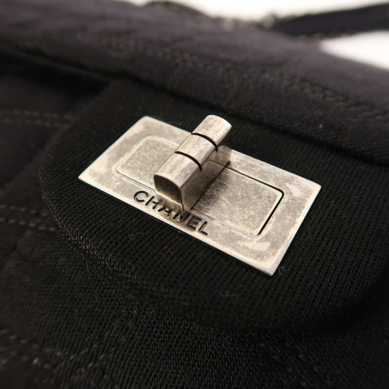 CHANEL 帆布Shoulder Bag鏈帶肩背袋-9