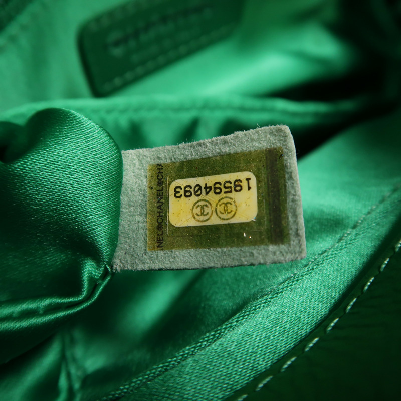 CHANEL 羊皮皮革Shoulder Bag銀扣鏈帶肩背袋-7