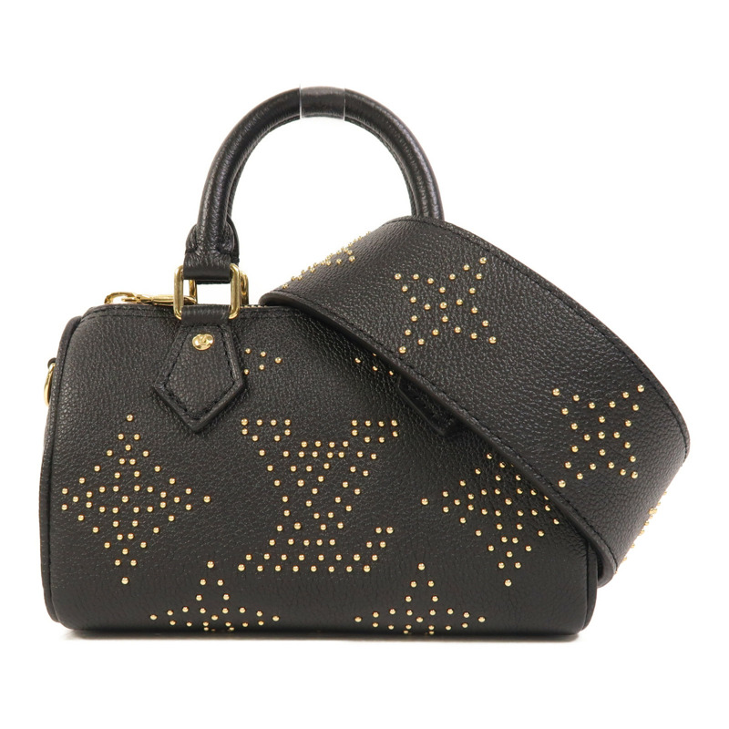 LOUIS VUITTON Monogram Empreinte Nano Speedy金扣手挽肩背兩用袋-0