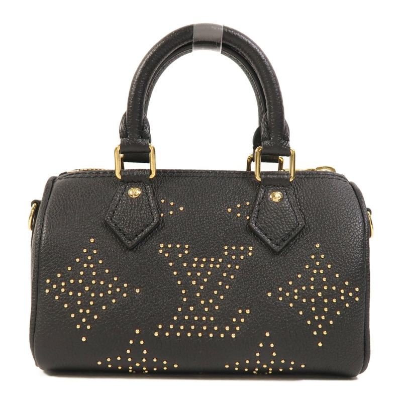 LOUIS VUITTON Monogram Empreinte Nano Speedy金扣手挽肩背兩用袋-1