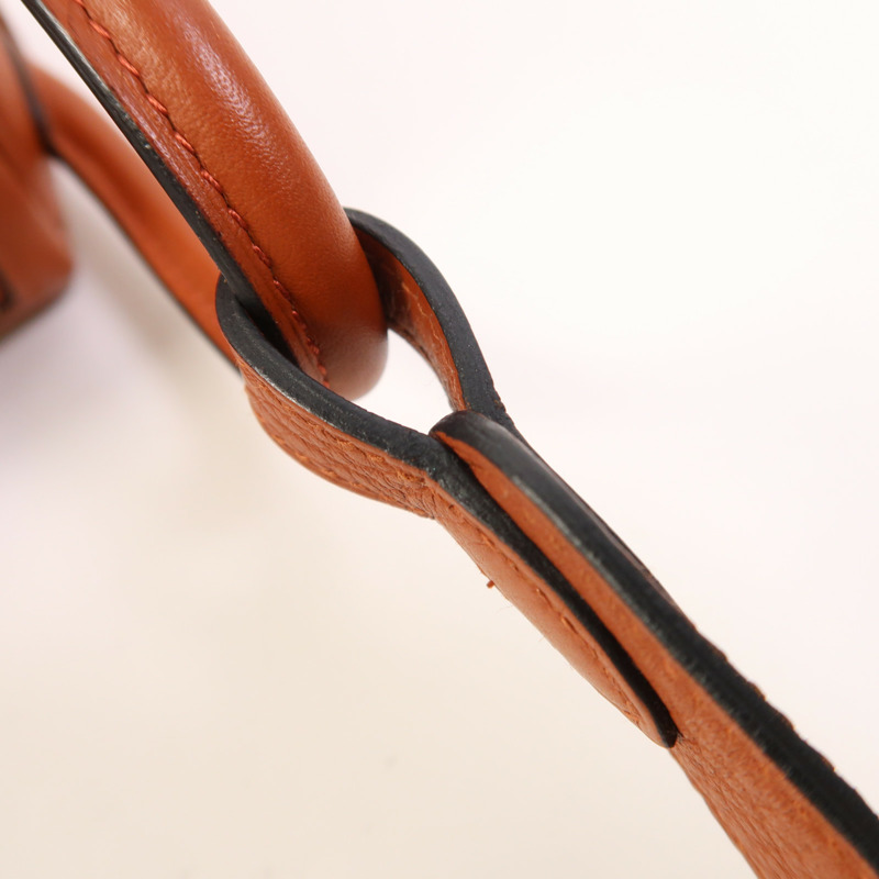 HERMES Clemence皮革Mini Lindy金扣手挽肩背兩用袋Cuivre-19