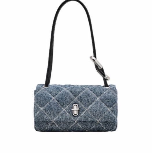Marc Jacobs 女士 絎縫牛仔迷你雙肩包均碼碼30cm*12cm*17cm-0