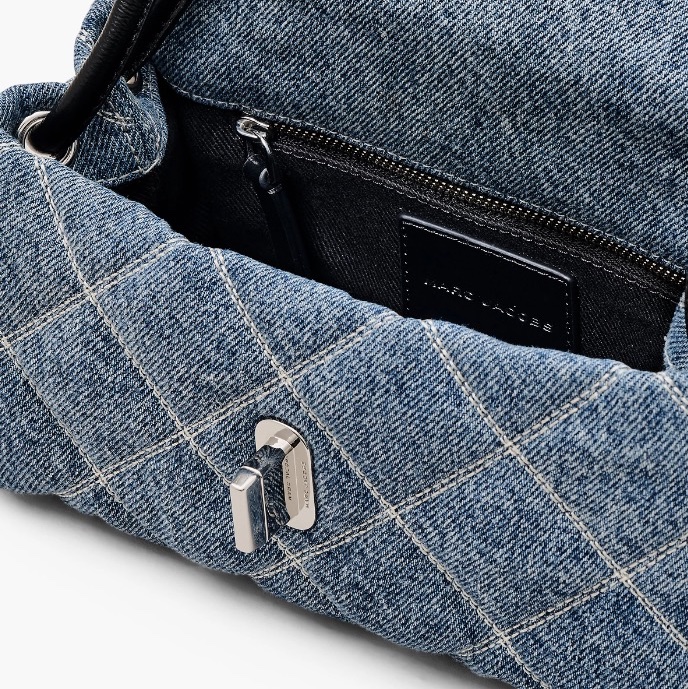 Marc Jacobs 女士 絎縫牛仔迷你雙肩包均碼碼30cm*12cm*17cm-4