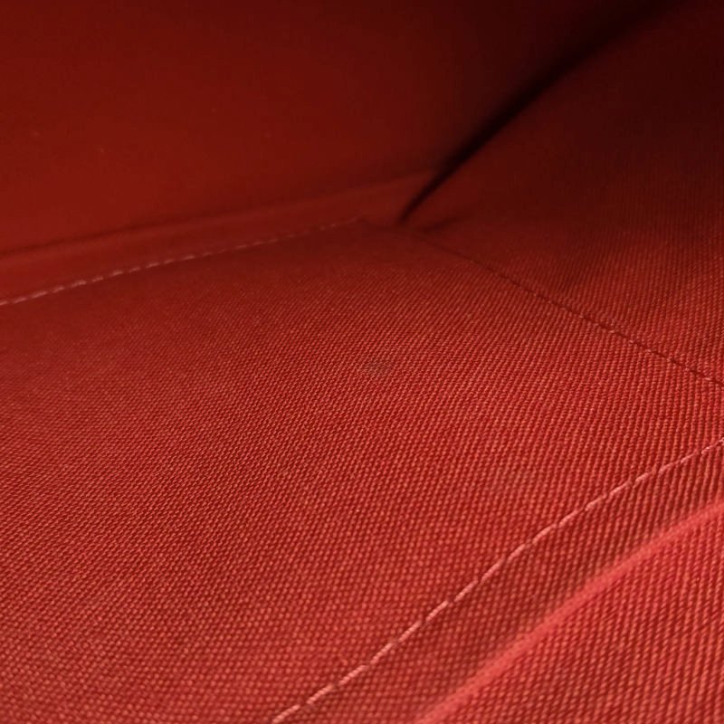 Louis Vuitton(LV)Verona小號牛皮棋盤格Logo徽標托特包手提包-8