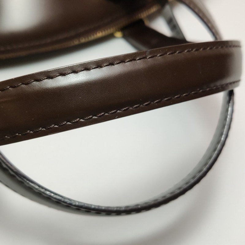 Louis Vuitton(LV)Verona小號牛皮棋盤格Logo徽標托特包手提包-16