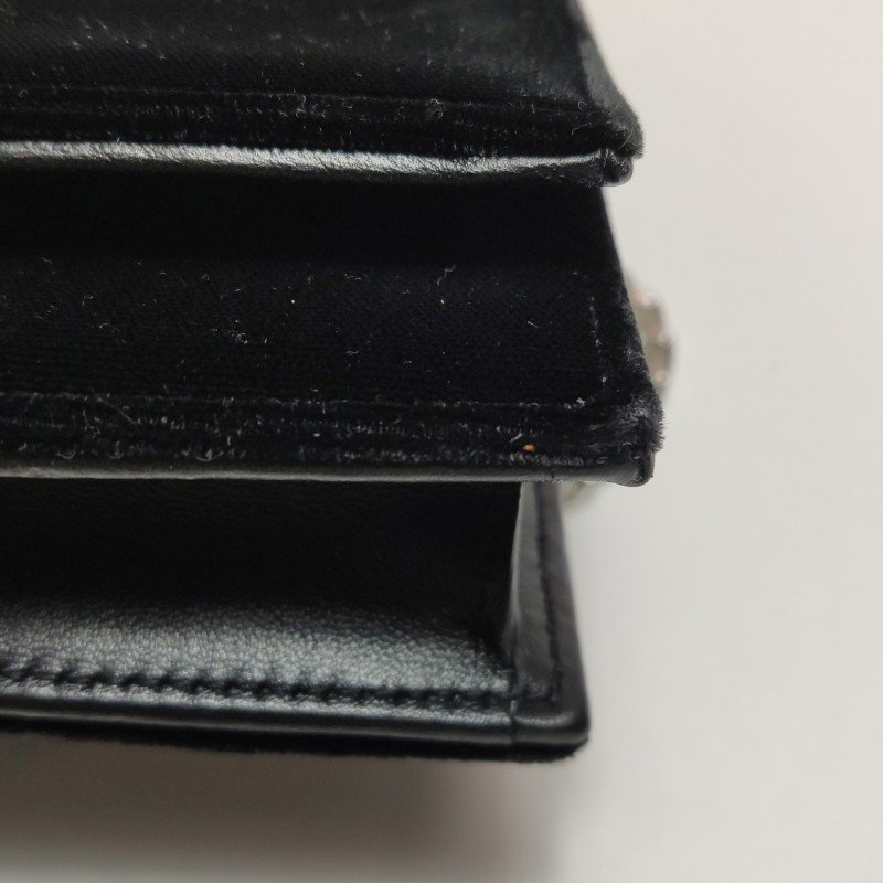 Saint Laurent Kate凱特包小號羊皮絨布鑽扣YSL標誌斜挎包單肩包-15