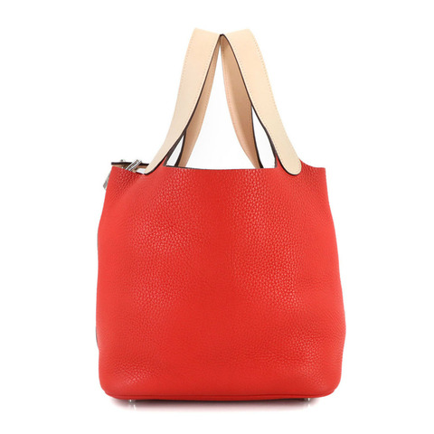 愛馬仕 Hermès Picotin Lock Touch 22mm 手提包，顏色包括 Taurillon Clemence、Swift、Rouge Tomato 和 Rose Eglantine，帶有 X 印章