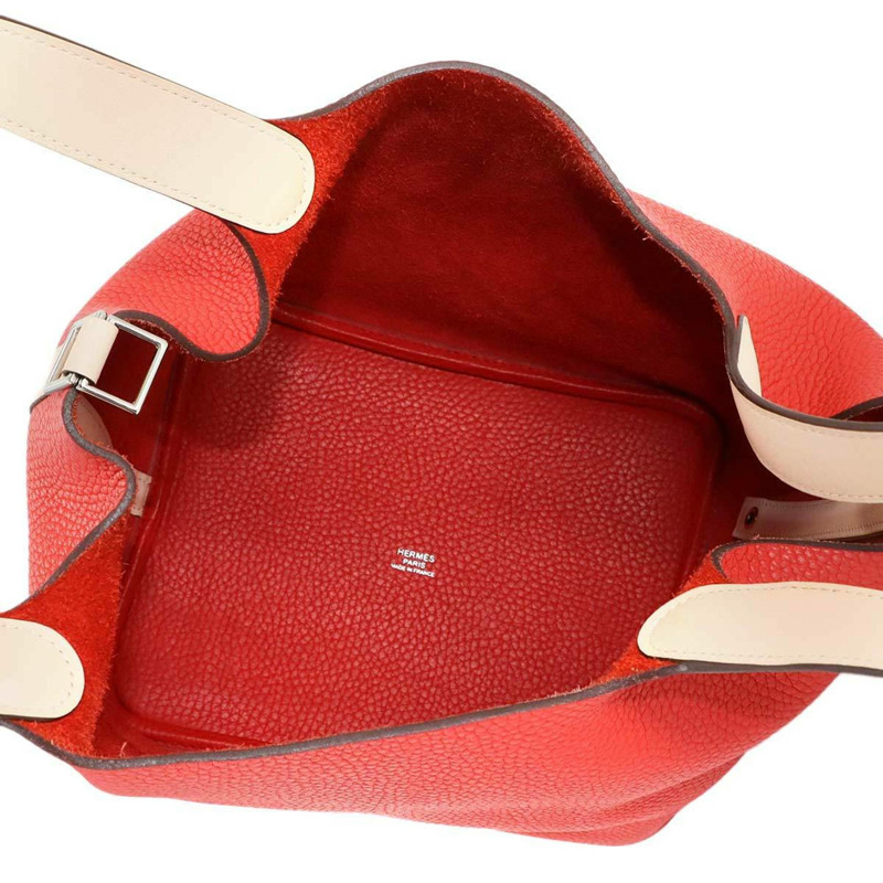 愛馬仕 Hermès Picotin Lock Touch 22mm 手提包，顏色包括 Taurillon Clemence、Swift、Rouge Tomato 和 Rose Eglantine，帶有 X 印章-5