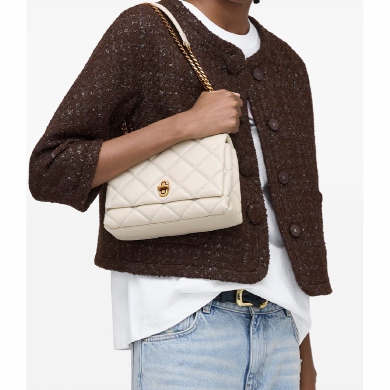 Marc Jacobs 女士 絎縫單肩包均碼碼24cm*8cm*15cm-4